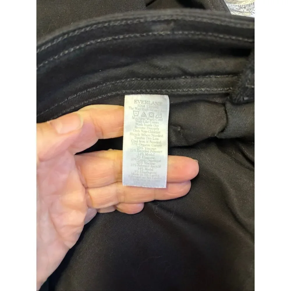 Everlane Straight Jeans in Black Size 32 Regular